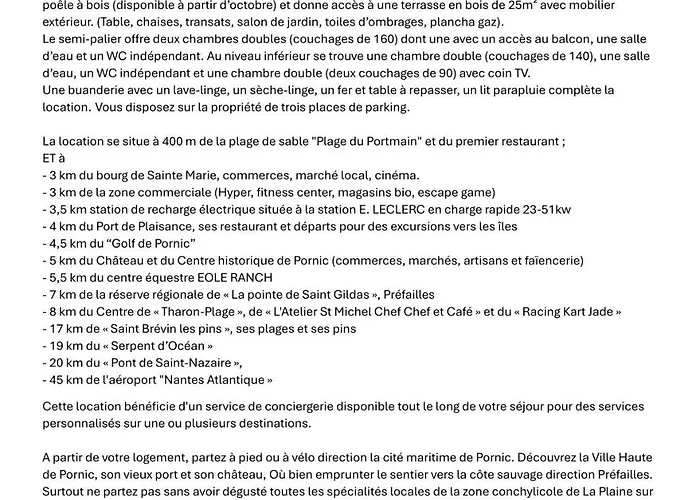 Maison Familiale Pour 8 Pers - 400m De La * ポルニック